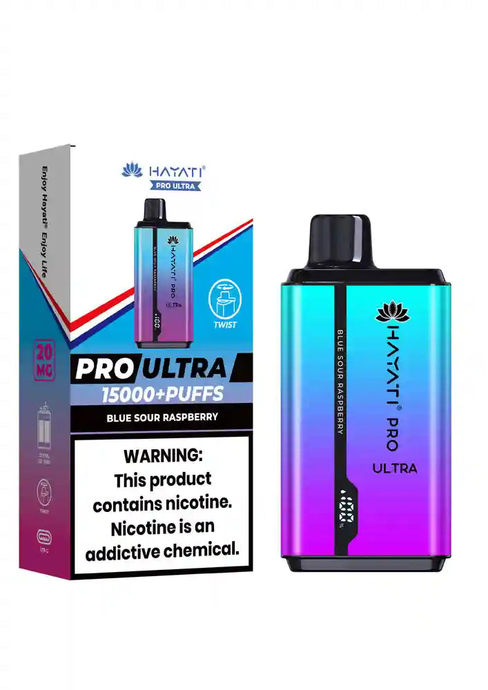 Hayati Pro Ultra 15000 Puff Twist Disposable Vape Kit