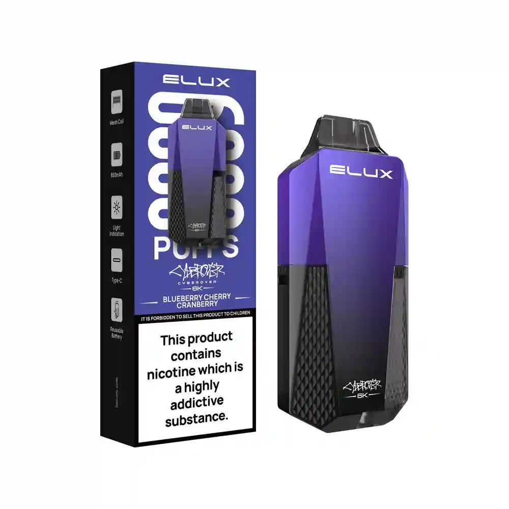 Elux Cyberover 6000 puffs Disposable Vape