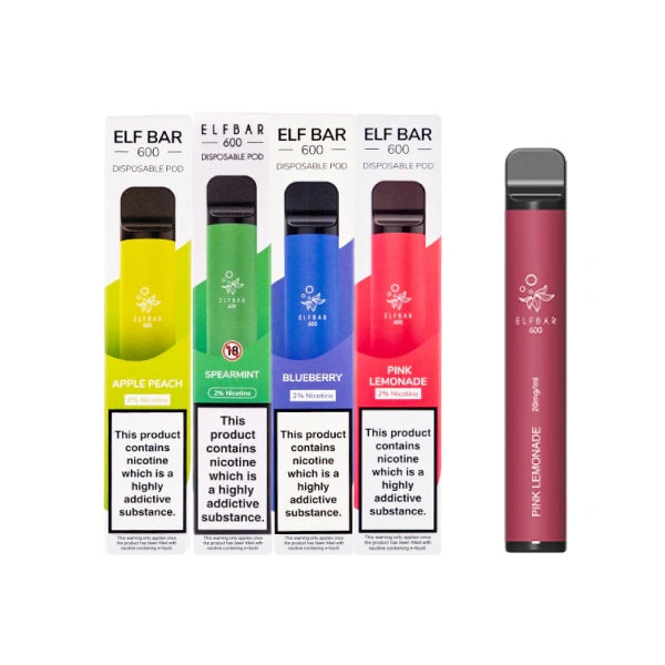 ELF Bar 600 Disposable Vape - Any 3 for £9 with