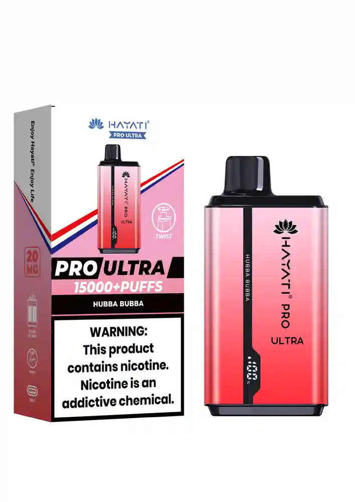 Hayati Pro Ultra 15000 Puff Twist Disposable Vape Kit