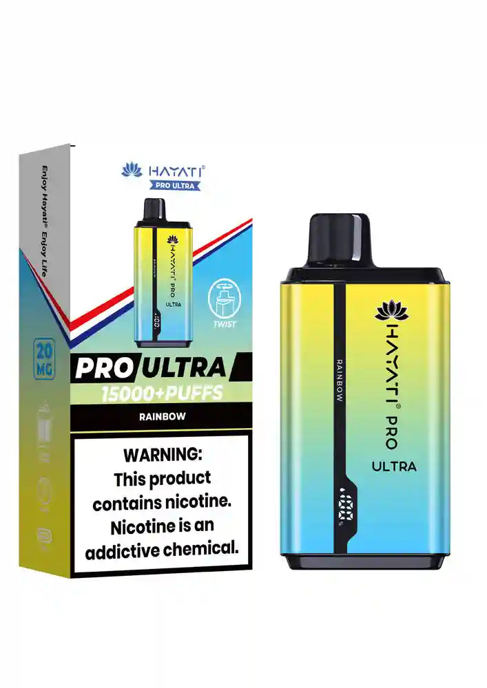 Hayati Pro Ultra 15000 Puff Twist Disposable Vape Kit