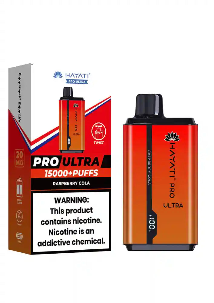 Hayati Pro Ultra 15000 Puff Twist Disposable Vape Kit