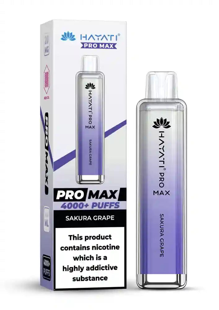 Hayati Pro Max 4000 Disposable Vape | 60+ Unique Flavours