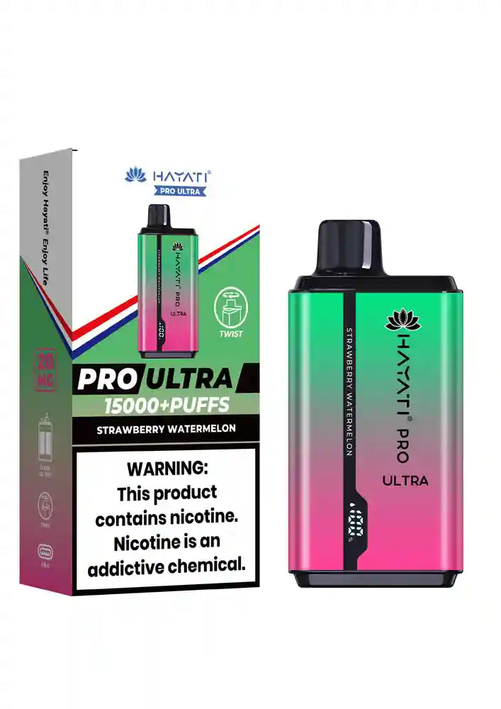 Hayati Pro Ultra 15000 Puff Twist Disposable Vape Kit