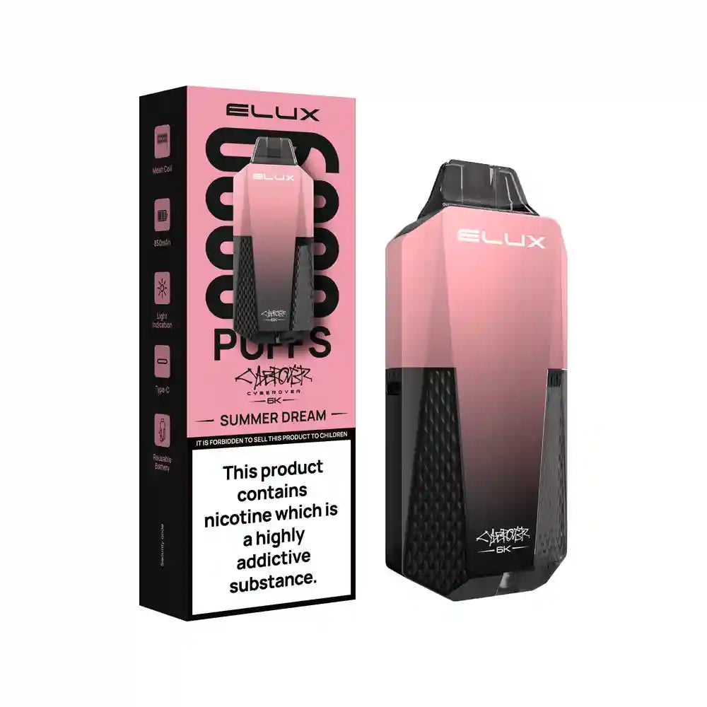 Elux Cyberover 6000 puffs Disposable Vape