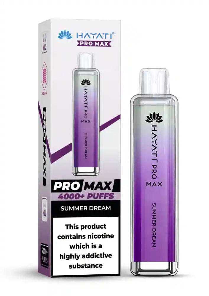 Hayati Pro Max 4000 Disposable Vape | 60+ Unique Flavours