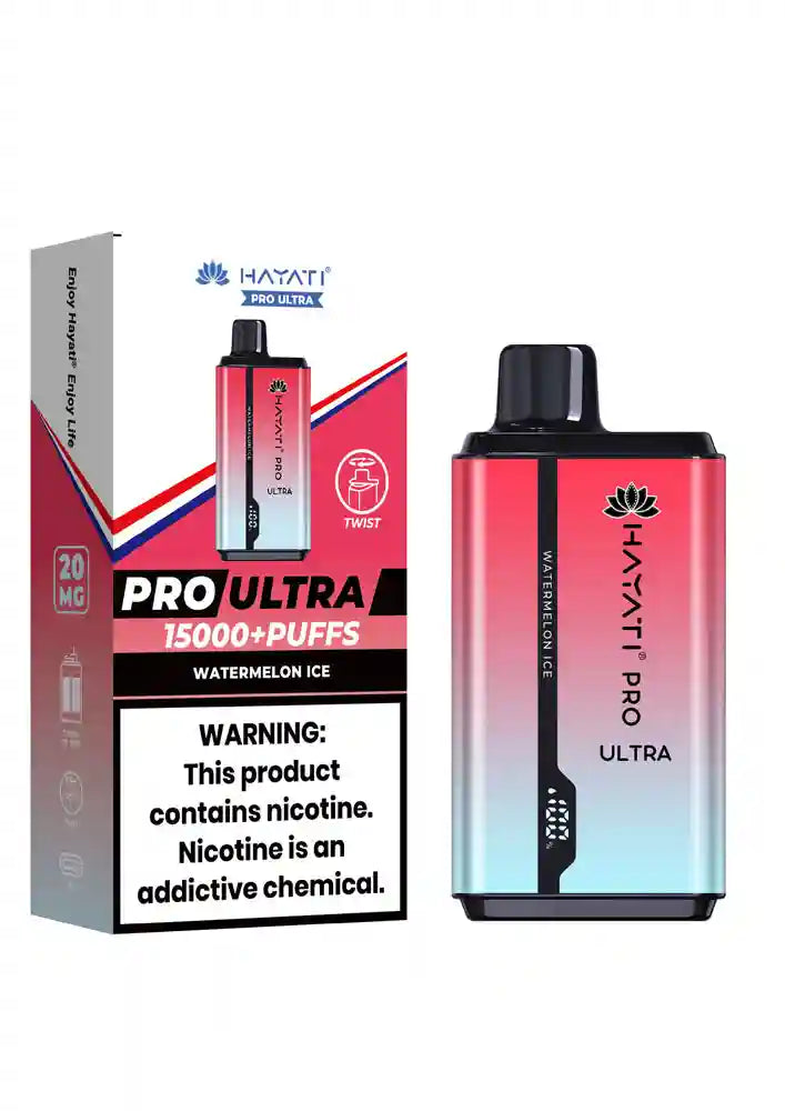 Hayati Pro Ultra 15000 Puff Twist Disposable Vape Kit