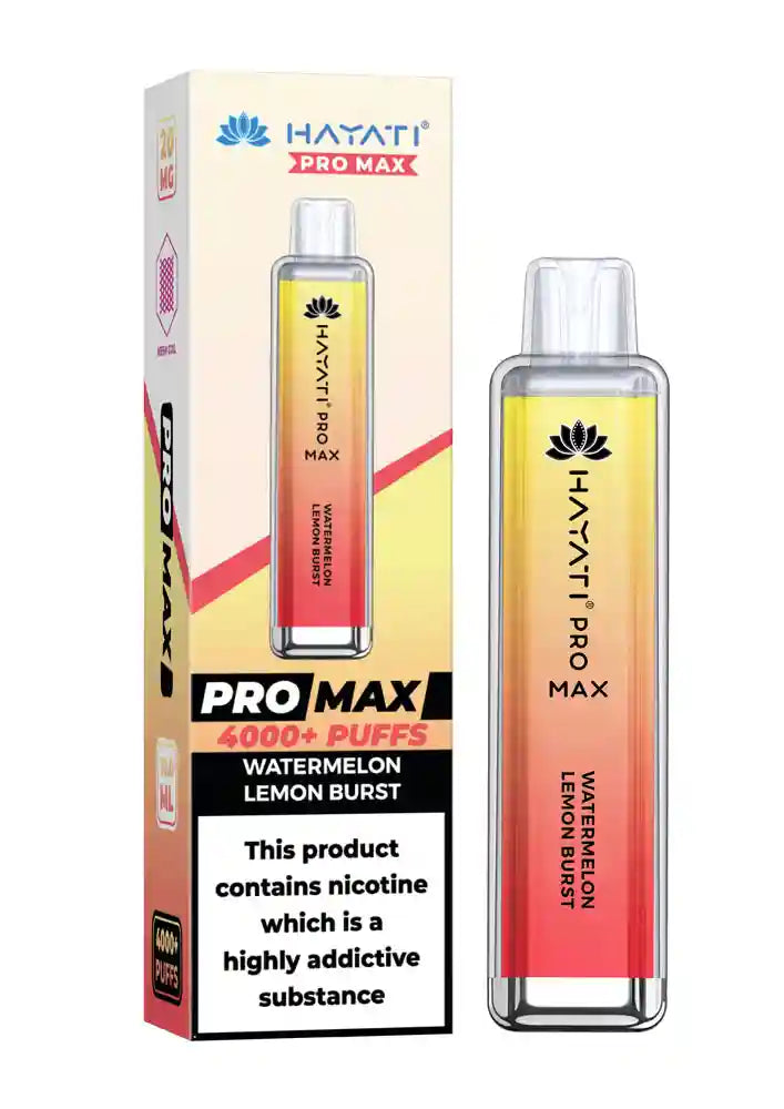 Hayati Pro Max 4000 Disposable Vape | 60+ Unique Flavours